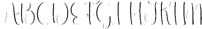 Handwriting Regular otf (400) Font UPPERCASE