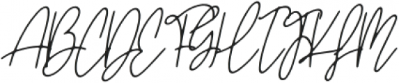 Handwriting Regular otf (400) Font UPPERCASE