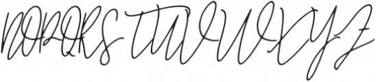 Handwriting Regular otf (400) Font UPPERCASE