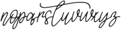 Handwriting Regular otf (400) Font LOWERCASE