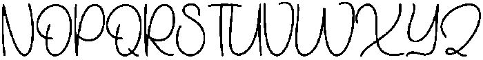 Handwriting Stylish Regular otf (400) Font UPPERCASE