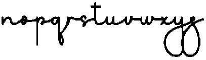 Handwriting Stylish Regular otf (400) Font LOWERCASE