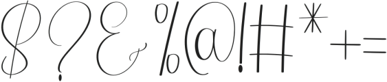 Handwriting1 Regular otf (400) Font OTHER CHARS