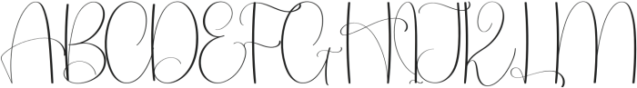 Handwriting1 Regular otf (400) Font UPPERCASE