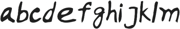 Handwritten Artem otf (400) Font LOWERCASE