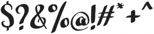 Handwritten Bold otf (700) Font OTHER CHARS