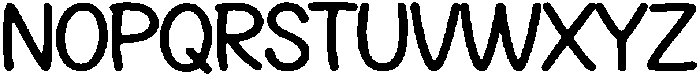 Handwritten Monoline Regular otf (400) Font UPPERCASE