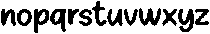 Handwritten Monoline Regular otf (400) Font LOWERCASE