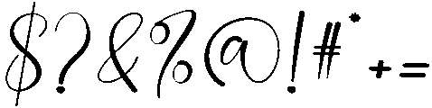 Handwritten Regular otf (400) Font OTHER CHARS