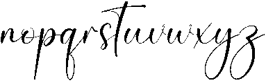 Handwritten Regular otf (400) Font LOWERCASE