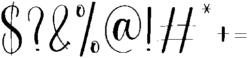 Handwritten Regular otf (400) Font OTHER CHARS