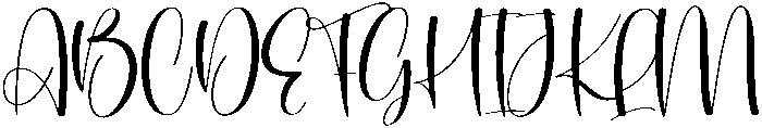 Handwritten Regular otf (400) Font UPPERCASE