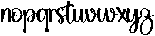 Handwritten Regular otf (400) Font LOWERCASE