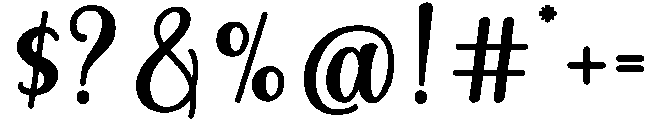 Handwritten-Regular otf (400) Font OTHER CHARS