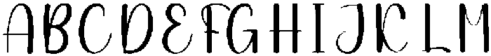 Handwritten Regular otf (400) Font UPPERCASE