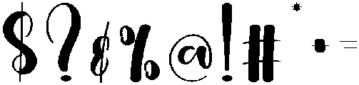 Handwritten Regular otf (400) Font OTHER CHARS