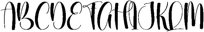 Handwritten Regular otf (400) Font UPPERCASE