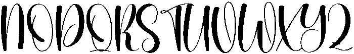 Handwritten Regular otf (400) Font UPPERCASE