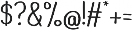 Handwritten Sans Regular otf (400) Font OTHER CHARS