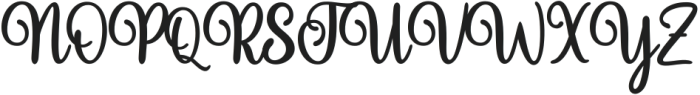 Handwritten ttf (400) Font UPPERCASE