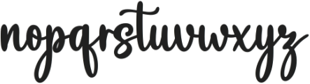 Handwritten ttf (400) Font LOWERCASE