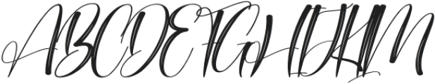 Handwritting Regular otf (400) Font UPPERCASE