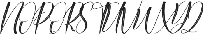 Handwritting Regular otf (400) Font UPPERCASE