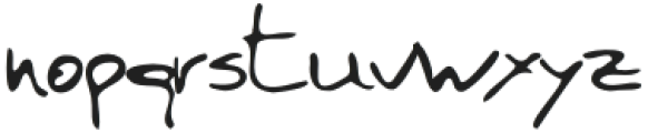 Handwritting Vol II Regular otf (400) Font LOWERCASE