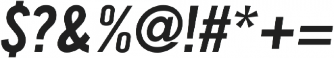 Handy Sans Condensed Oblique ttf (400) Font OTHER CHARS