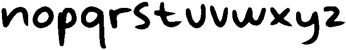 Handy Wonders otf (400) Font LOWERCASE