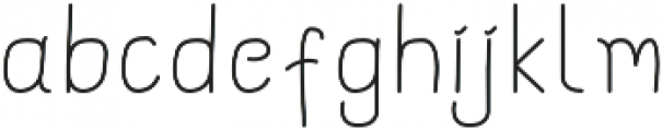 Handypot otf (400) Font LOWERCASE