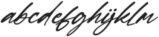 Hanfiye Guesterya Script Italic otf (400) Font LOWERCASE