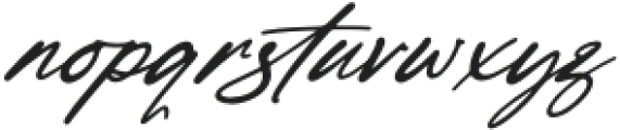 Hanfiye Guesterya Script Italic otf (400) Font LOWERCASE