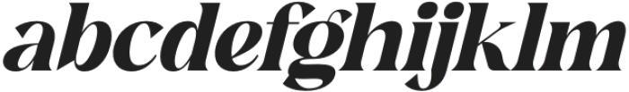 Hanfiye Guesterya Serif Italic otf (400) Font LOWERCASE