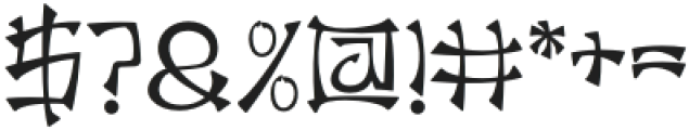 Hangeul Regular otf (400) Font OTHER CHARS