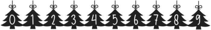 Hanging Christmas Tr Regular otf (400) Font OTHER CHARS