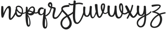 HangoutScript-Regular otf (400) Font LOWERCASE