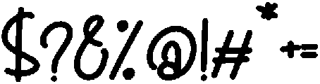 Hangtuah otf (400) Font OTHER CHARS