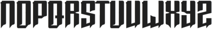 Hangtuak Regular otf (400) Font UPPERCASE
