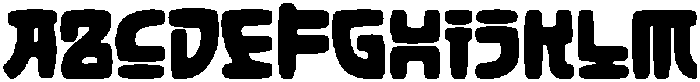Hangul Street otf (400) Font UPPERCASE