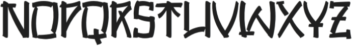 Hangzhou Regular otf (400) Font UPPERCASE