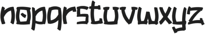 Hangzhou Regular otf (400) Font LOWERCASE