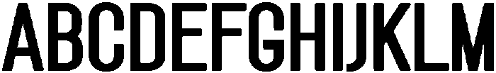 Hanika Regular otf (400) Font UPPERCASE
