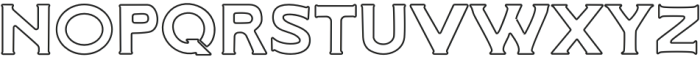 Hanimun Outline otf (400) Font UPPERCASE
