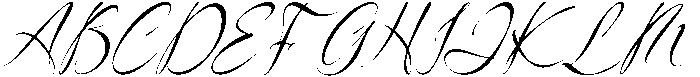 Haniquta Italic otf (400) Font UPPERCASE
