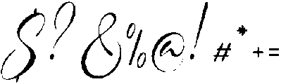 Haniquta otf (400) Font OTHER CHARS