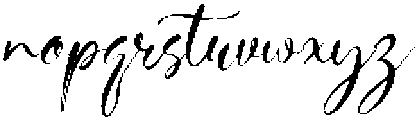 Haniquta otf (400) Font LOWERCASE