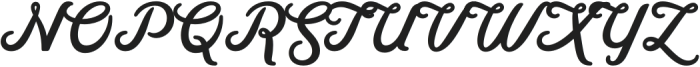 Hanley Pro Italic otf (400) Font UPPERCASE