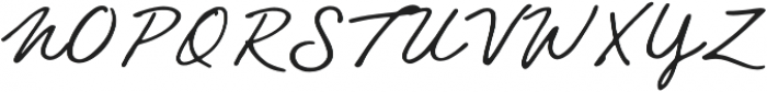 Hanley Rough PUA Signature otf (400) Font UPPERCASE