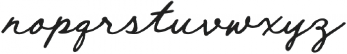 Hanley Rough PUA Signature otf (400) Font LOWERCASE